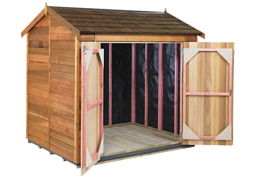 Cedar Double Door Option